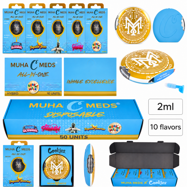 muha meds x cookies collab 2 gram disposable circle pen blue box muha meds x cookies collab 2 gram disposable circle pen blue box