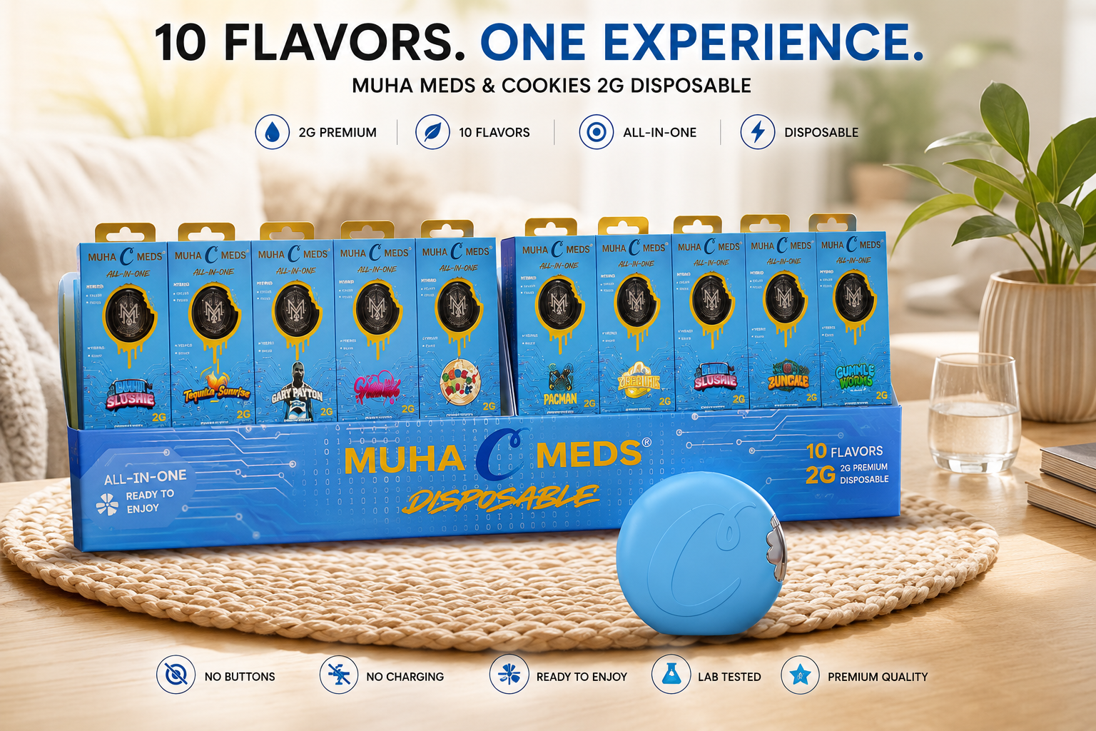 muha meds x cookies collab 2 gram disposable circle pen blue box muha meds x cookies collab 2 gram disposable circle pen blue box