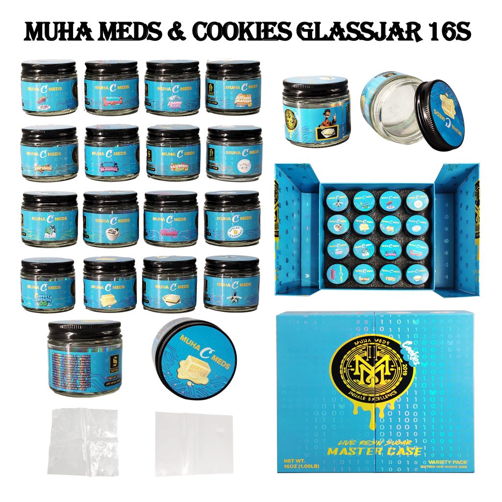 muha meds & cookies glassjar 16s muha meds & cookies glassjar 16s