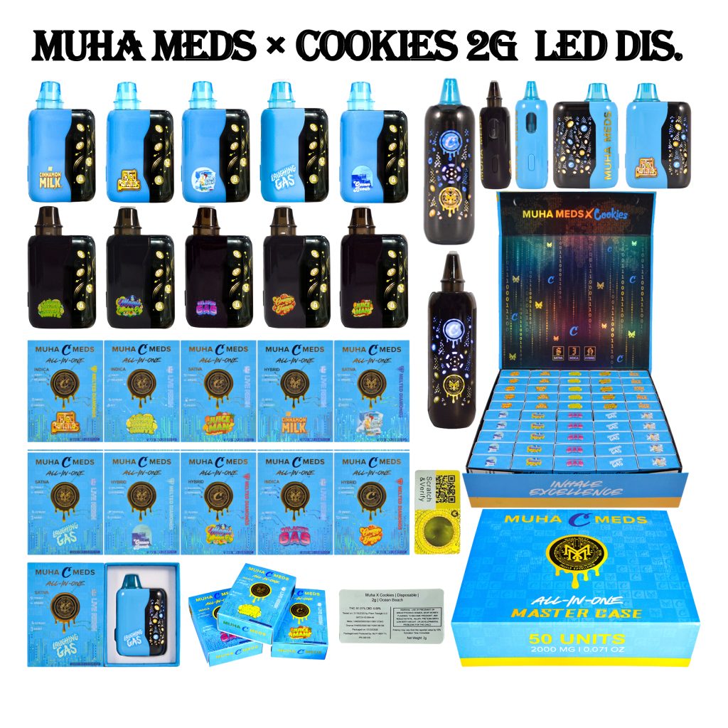 muha meds × cookies 2g led dis. muha meds × cookies 2g led dis.