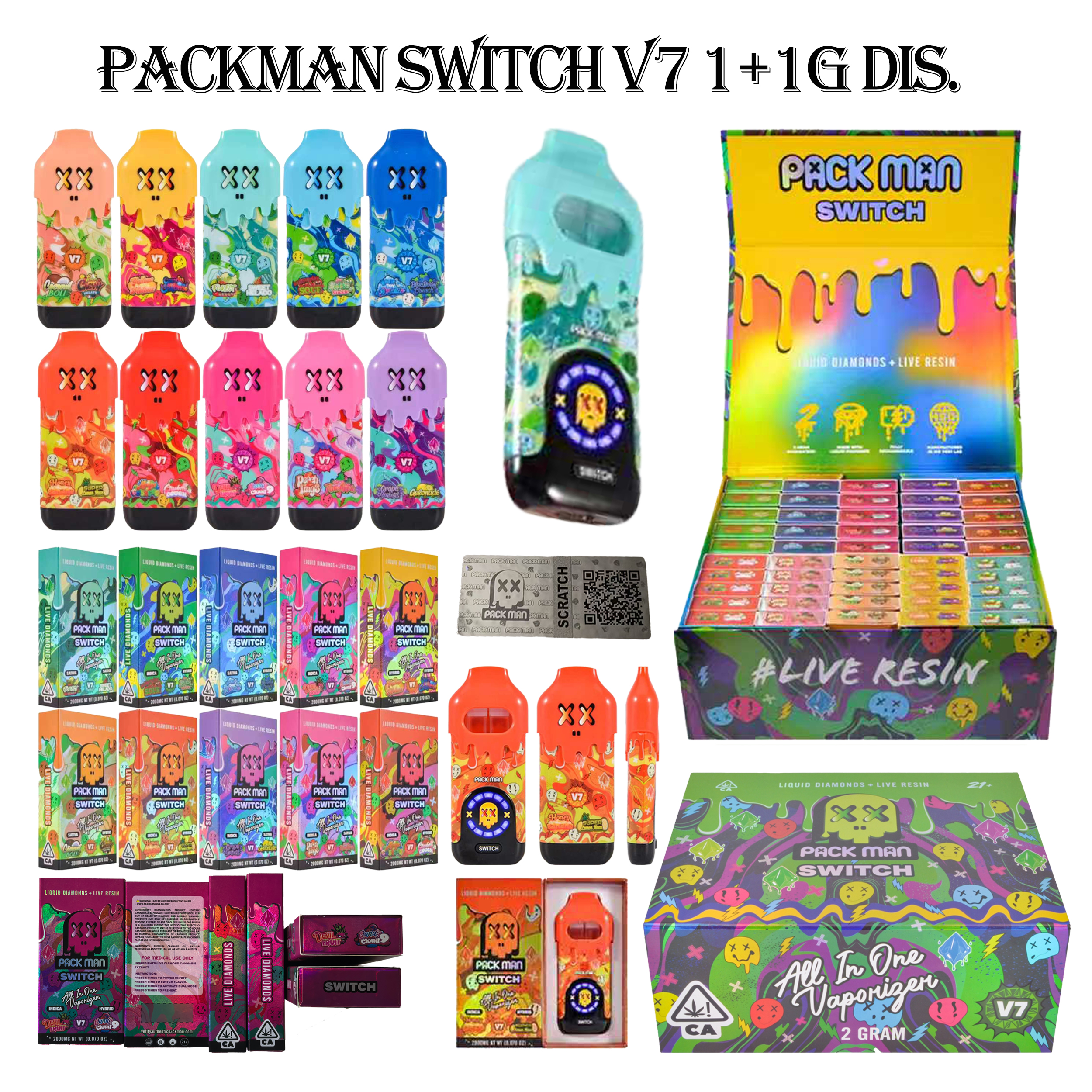 packman switch v7 1+1g dis. packman switch v7 1+1g dis.