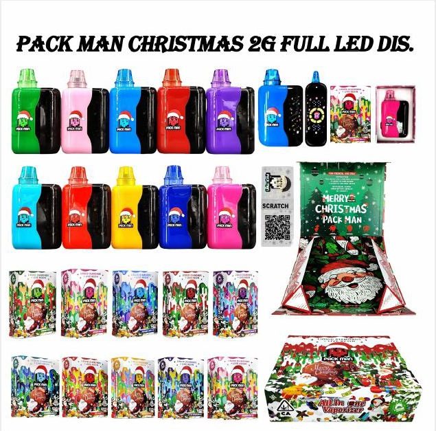 packman christmas 2g disposable vape packman christmas 2g disposable vape