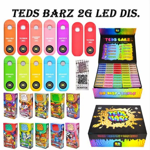 teds barz 2g led disposable vape teds barz 2g led disposable vape