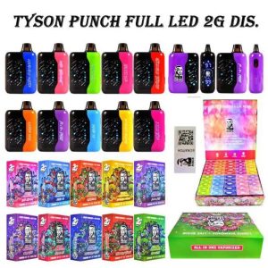 tyson punch full 2g led disposable vape