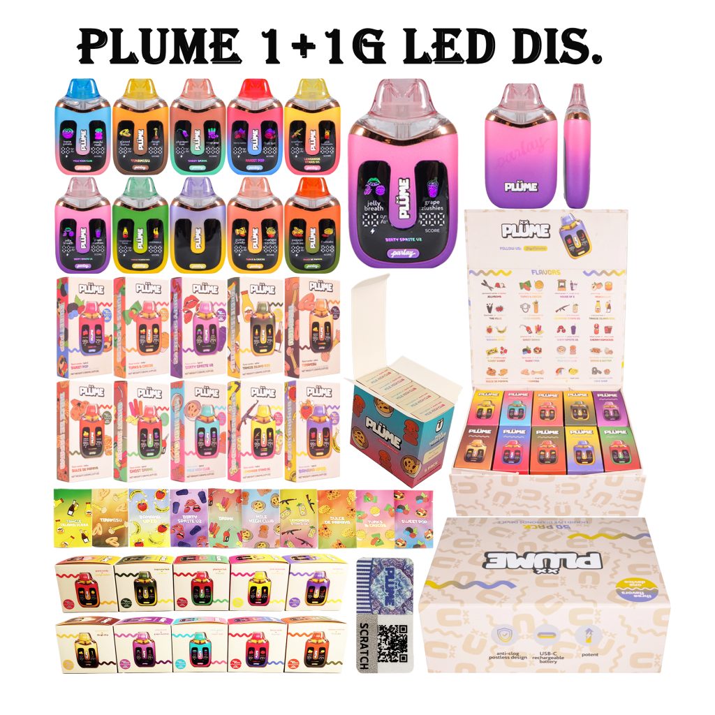 plume 1+1g led dis. plume 1+1g led dis.