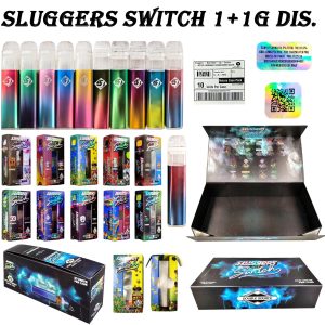 sluggers switch 1+1g dual chamber disposable vape