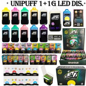 unipuff 1+1g led disposable vape