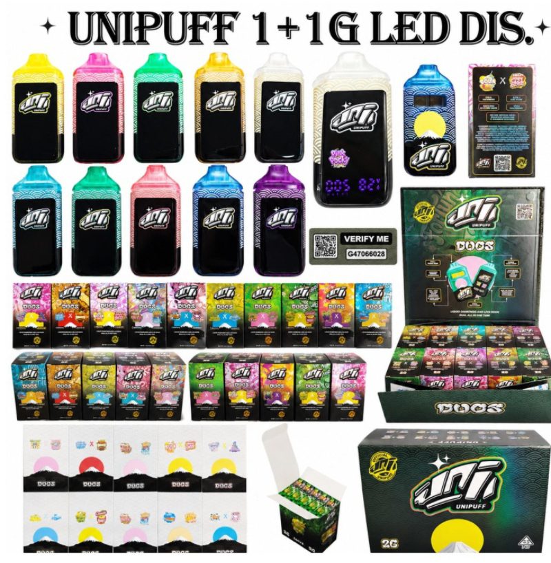 unipuff 1+1g led disposable vape unipuff 1+1g led disposable vape