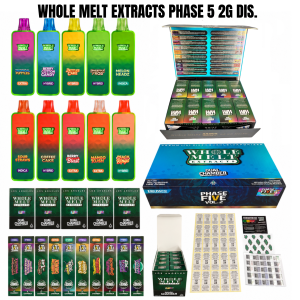 whole melt extracts phase 5 2g disposable vape