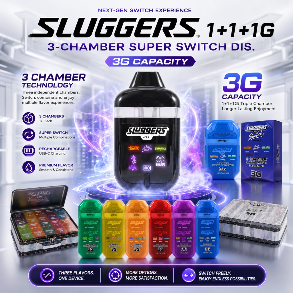 Sluggers 3G Vape: Why 3-Chamber Disposable Technology Is Changing the Premium Vape Experience sluggers