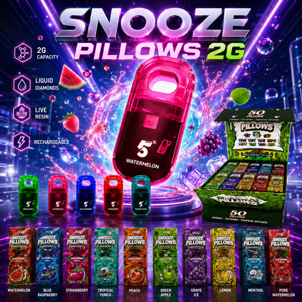 Why the Snooze Pillows 2G Empty Vape Disposable Is a Smart Choice for Modern Vape Brands snoooze pillows